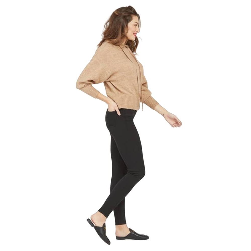Spanx Women's Black Jean-ish Ankle Leggings with Pockets Size Medium